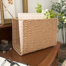 Carregar imagem no visualizador da galeria, Woven Hanging File Basket