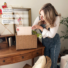 Carregar imagem no visualizador da galeria, Woven Hanging File Basket