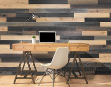 Cargar imagen en el visor de la galería, Classic Originals 1/4 in. x 5.1 in. Real Wood Easy Install Wall Panels - Cobalt (20 Sq. Ft.)