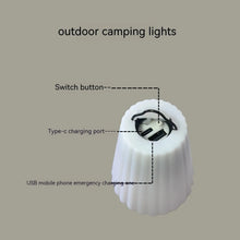 Carregar imagem no visualizador da galeria, Outdoor Camping Light with LED – Bright, Portable & USB Rechargeable