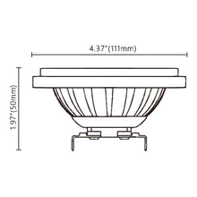 Carregar imagem no visualizador da galeria, 10W PAR36 G53 Warm White LED Light Bulbs