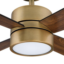 Carregar imagem no visualizador da galeria, 52" Bucholz Industrial Ceiling Fan with Dimmable LED Light