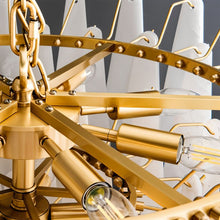 Carregar imagem no visualizador da galeria, Patra Alabaster Chandelier Light