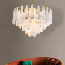 Carregar imagem no visualizador da galeria, Patra Alabaster Chandelier Light