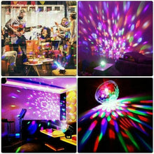 Carregar imagem no visualizador da galeria, Portable Disco Party Light with LED & Sound Feature for Dance, DJ and Events
