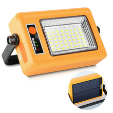 Carregar imagem no visualizador da galeria, Portable Solar Lantern LED Flood Light - USB Rechargeable Camping Lamp
