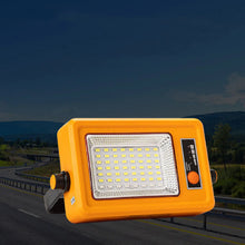 Carregar imagem no visualizador da galeria, Portable Solar Lantern LED Flood Light - USB Rechargeable Camping Lamp