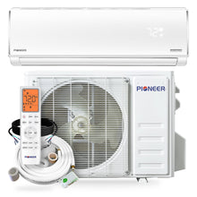 Cargar imagen en el visor de la galería, Pioneer® Diamante Pro™ 36,000 BTU 19 SEER2 230V High-Wall Ductless Mini-Split Air Conditioner Inverter Heat Pump with 16 Ft. Kit
