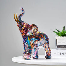 Carregar imagem no visualizador da galeria, Creative Graffiti Elephant Figurine