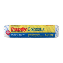 Load image into Gallery viewer, PURDY Roller Cover Purdy Colossus Polyamide Fabric 9 in. W X 1/2 in. Paint Roller Cover 1 pk 716341400101