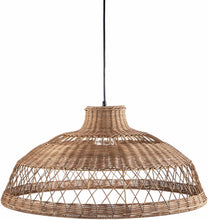 Carregar imagem no visualizador da galeria, Bailleval Dark Brown Rattan Pendant
