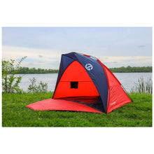 Load image into Gallery viewer, Tahoe Gear Cruz Bay Summer Sun Shelter and Beach Shade Tent Canopy - Coral Red