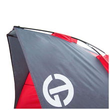 Load image into Gallery viewer, Tahoe Gear Cruz Bay Summer Sun Shelter and Beach Shade Tent Canopy - Coral Red