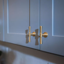 Cargar imagen en el visor de la galería, Tuxedo Knob, Solid Brass Cabinet Knob