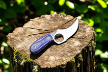 Carregar imagem no visualizador da galeria, Custom Handmade Skinning Knife - D2 Steel Blade, Exotic Wood Handle