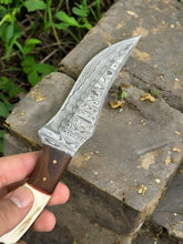 Load image into Gallery viewer, Custom Handmade Hunting Knife – Damascus Steel Blade