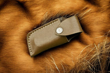 Load image into Gallery viewer, Damascus Folding Knife – Epoxy Resin Handle | 3 inch blade