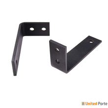 Cargar imagen en el visor de la galería, Planum 0020 Ginger Ash Double Barn Door and Black Bypass Rail