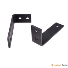 Load image into Gallery viewer, Lucia 1299 Matte Black Double Barn Door with Mirror Glass and Black Bypass Rail