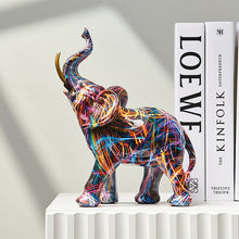 Carregar imagem no visualizador da galeria, Creative Graffiti Elephant Figurine