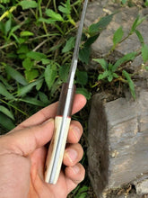 Load image into Gallery viewer, Custom Handmade Hunting Knife – Damascus Steel Blade