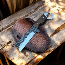 Carregar imagem no visualizador da galeria, Custom Handmade Bull Cutter Knife – Rasp Tool Steel Blade