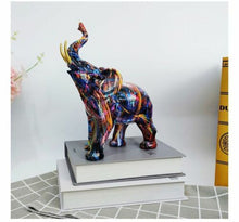 Carregar imagem no visualizador da galeria, Creative Graffiti Elephant Figurine