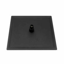 Cargar imagen en el visor de la galería, Matte Black Wall Mounted Rainfall Shower Faucet Dual Function with Pressure Balance Rough-In Valve