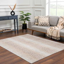 Load image into Gallery viewer, Pointblank Tan Leopard Print Rug