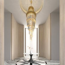 Load image into Gallery viewer, Celestial Crystal Chandelier