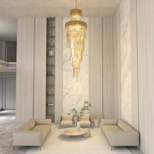 Load image into Gallery viewer, Celestial Crystal Chandelier