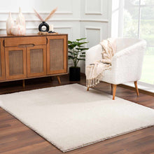 Load image into Gallery viewer, Heavenly Solid Beige Plush Rug