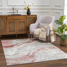 Load image into Gallery viewer, Lively Marble Pink Area Rug
