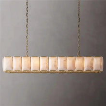 Carregar imagem no visualizador da galeria, Sakhra Alabaster Linear Chandelier