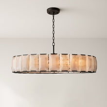Carregar imagem no visualizador da galeria, Sakhra Round Alabaster Chandelier