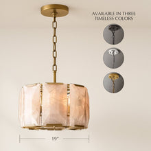 Carregar imagem no visualizador da galeria, Sakhra Round Alabaster Chandelier