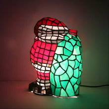 Carregar imagem no visualizador da galeria, Santa Standing Tiffany Lamp Glass Tabletop