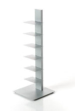 Load image into Gallery viewer, Sapiens Vertical Bookcase by Bruno Rainaldi - Small Aluminum