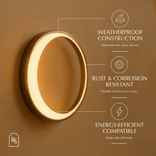 Carregar imagem no visualizador da galeria, Selene Outdoor Wall Lamp