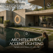 Carregar imagem no visualizador da galeria, Selene Outdoor Wall Lamp