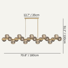 Carregar imagem no visualizador da galeria, Serenity Linear Chandelier