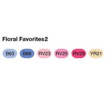 Load image into Gallery viewer, COPIC Sketch Marker 6pc Floral Favorites 2