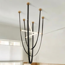 Carregar imagem no visualizador da galeria, Shalom Leather Chandelier