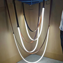 Carregar imagem no visualizador da galeria, Shalom Leather Chandelier