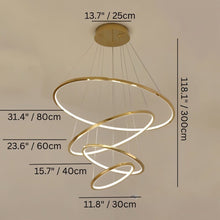 Carregar imagem no visualizador da galeria, Shalom Round Chandelier