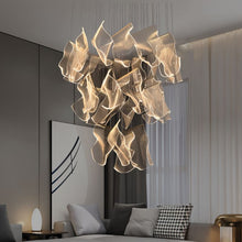 Carregar imagem no visualizador da galeria, Sheets Chandelier (Rectangle Ceiling Mount)