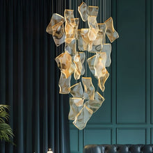 Carregar imagem no visualizador da galeria, Sheets Chandelier (Rectangle Ceiling Mount)