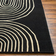 Load image into Gallery viewer, Fuat Black Wool Rug