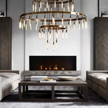 Carregar imagem no visualizador da galeria, Sidero 3-Tier Round Chandelier