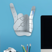 Carregar imagem no visualizador da galeria, Rock On Hand Silhouette Mirror